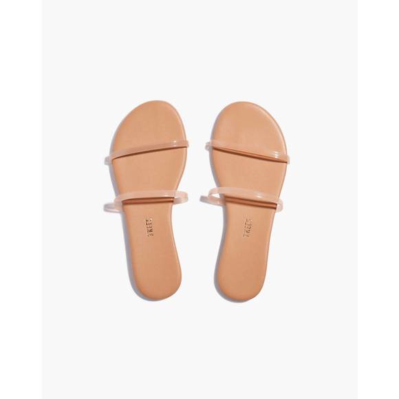 NEW TKEES women's gemma clears sandal in pout - Picture 1 of 2